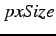 $ pxSize$